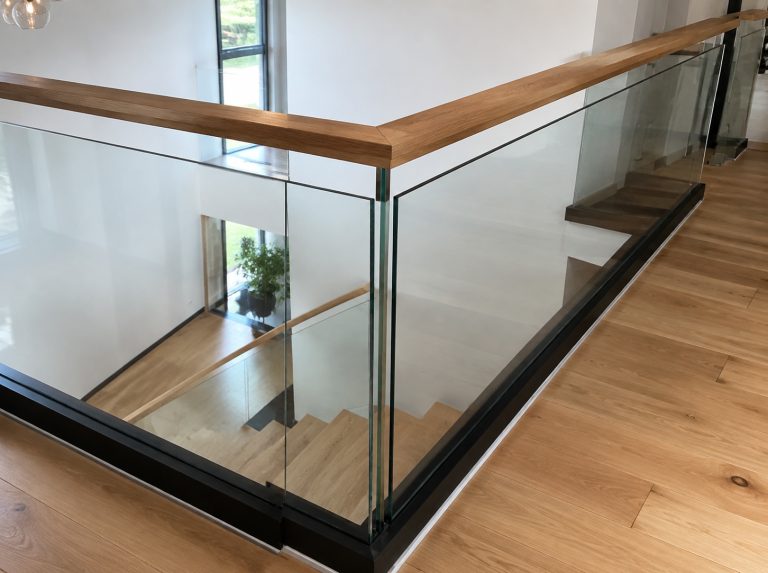 德阳双层夹胶玻璃楼梯扶手